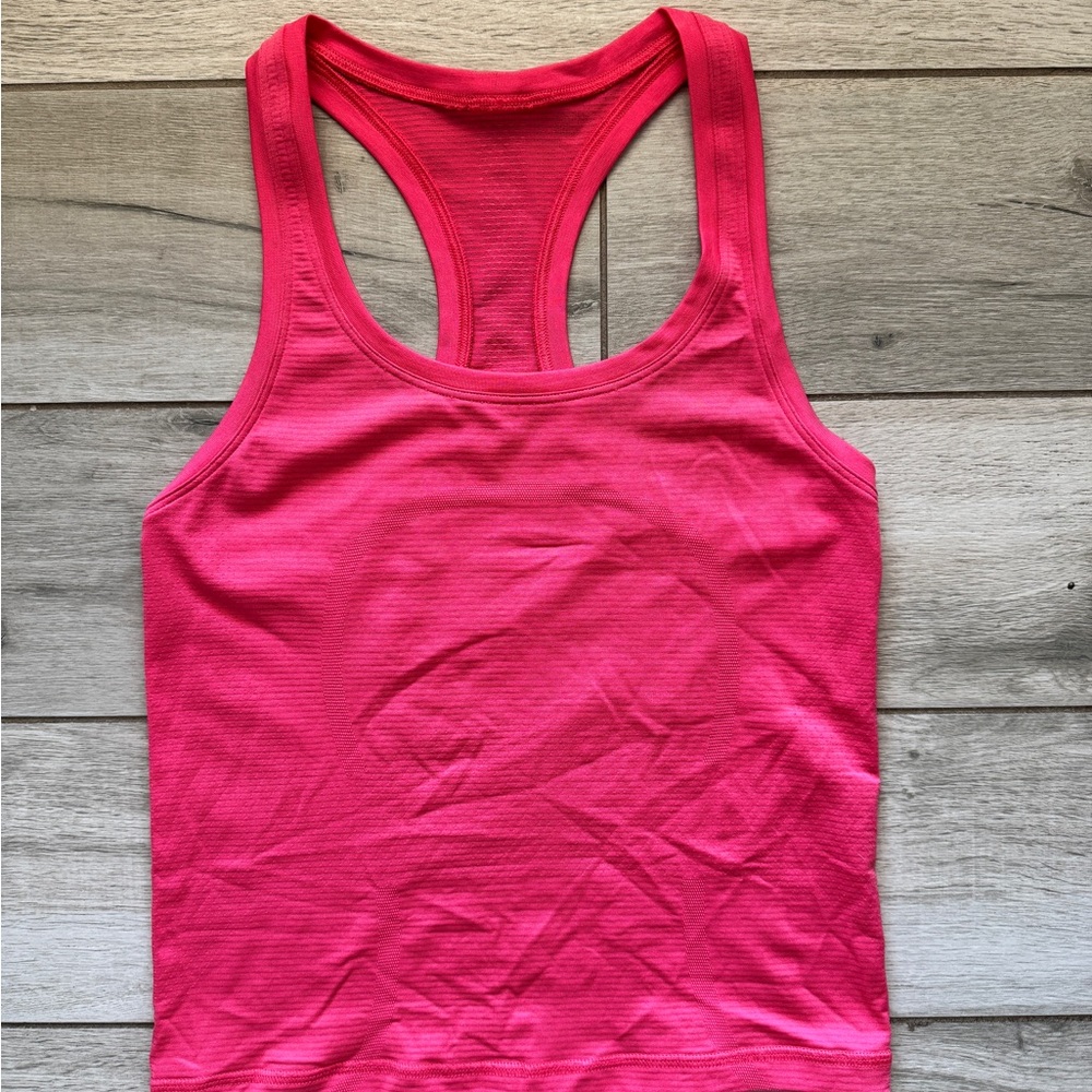 Lululemon Pink Racerback Tank Top